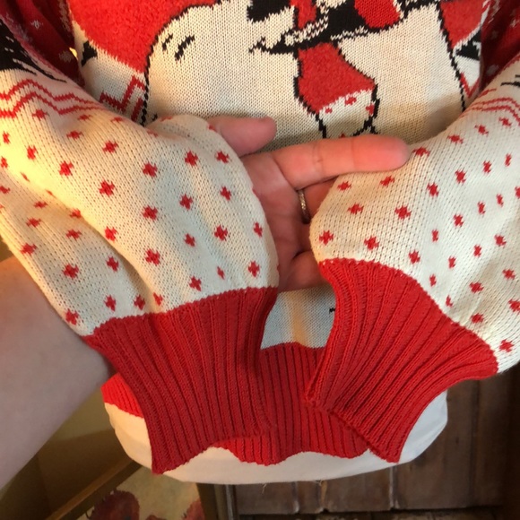 COCA COLA Size XS Snow Polarbear Sweater Cozy ChristmasTree Coke Drinking $69NEW - Picture 5 of 16